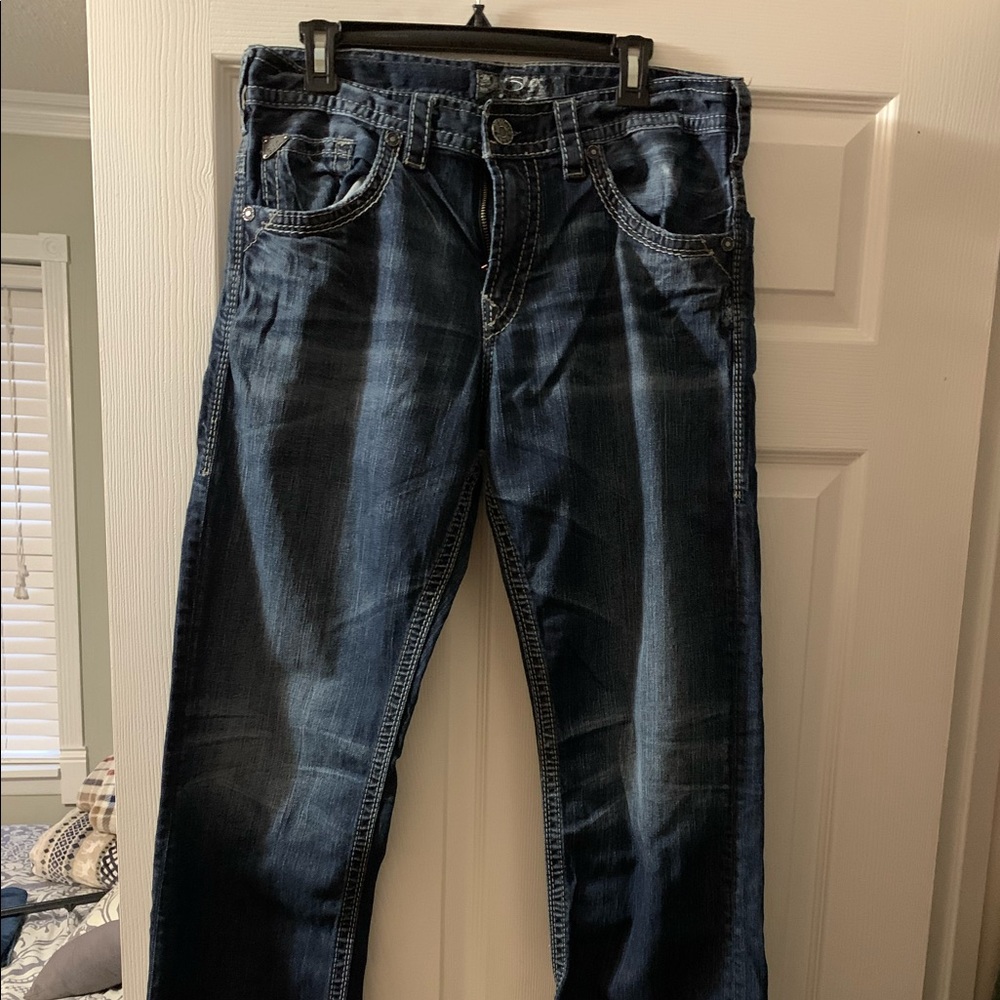 Silver men’s gordie jeans. BRAND NEW